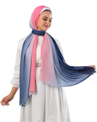 Gradient Chiffon Scarf