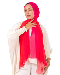 Gradient Chiffon Scarf