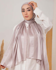 Satin chiffon scarf