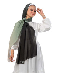 Gradient Chiffon Scarf