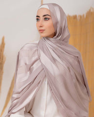 Satin chiffon scarf