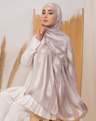 Satin chiffon scarf