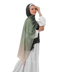 Gradient Chiffon Scarf