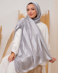 Satin chiffon scarf