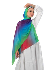 Gradient Chiffon Scarf