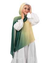 Gradient Chiffon Scarf