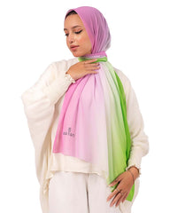 Gradient Chiffon Scarf
