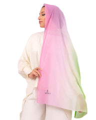 Gradient Chiffon Scarf