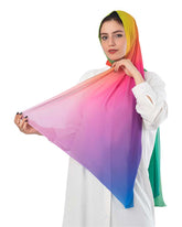 Gradient Chiffon Scarf