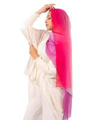 Gradient Chiffon Scarf
