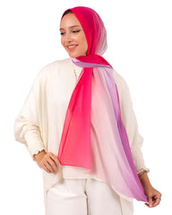 Gradient Chiffon Scarf