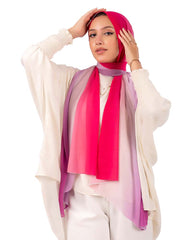 Gradient Chiffon Scarf