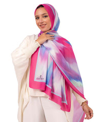 Gradient Chiffon Scarf