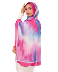 Gradient Chiffon Scarf