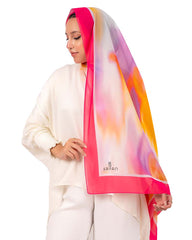 Gradient Chiffon Scarf
