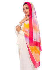 Gradient Chiffon Scarf