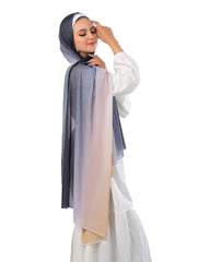 Gradient Chiffon Scarf