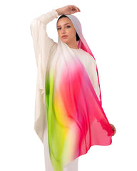 Gradient Chiffon Scarf