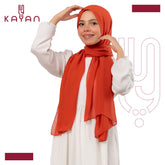 Chiffon Plain Scarf