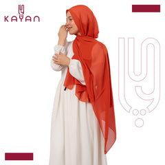 Chiffon Plain Scarf