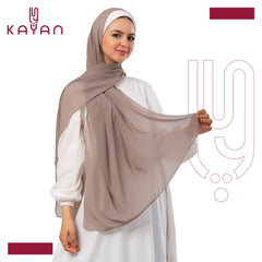 Chiffon Plain Scarf