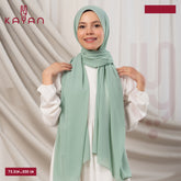 Long Plain Chiffon - Seafoam Green