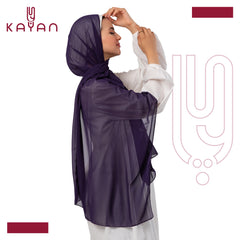 Chiffon Plain Scarf