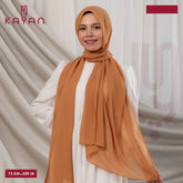 Long Plain Chiffon - Caramel