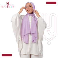 Chiffon Plain Scarf -Dark Lilac