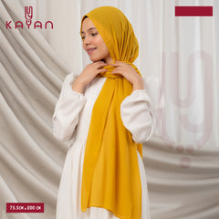 Long Plain Chiffon - Gold