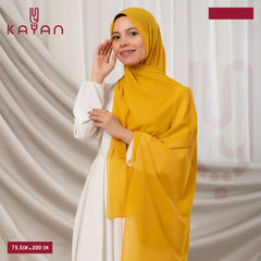 Long Plain Chiffon - Gold