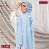 Long Plain Chiffon - Baby Blue
