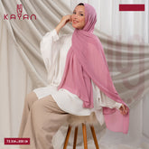 Long Plain Chiffon - Candy Pink