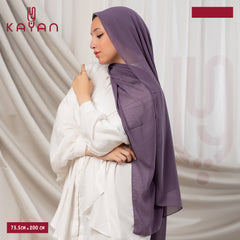 Long Plain Chiffon