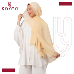 Chiffon Plain Scarf - Light Sand Beige