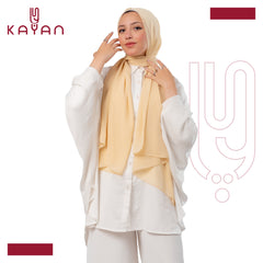 Chiffon Plain Scarf - Light Sand Beige