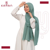 Chiffon Plain Scarf -Sea Green