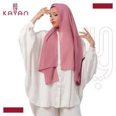 Chiffon Plain Scarf - Thulian Pink