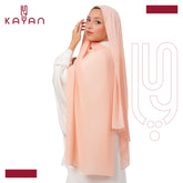 Chiffon Plain Scarf - Simon