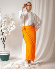 Drawstring skirt