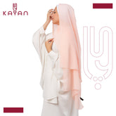 Chiffon Plain Scarf - Pale Pink