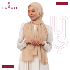 Chiffon Plain Scarf