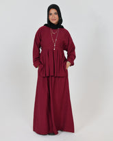Ruffled Linen Set