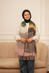 Nature Gradient Shawl