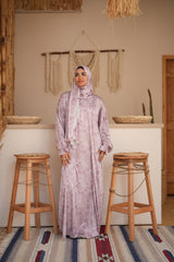 Haya Printed Satin Isdal