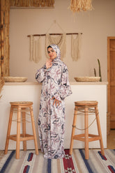 Sundus Printed Satin Isdal