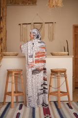 Hoor Printed Satin Isdal