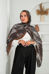 Spring Printed Cotton Scarf