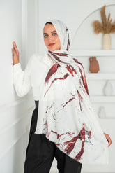 Ruby Printed Cotton Scarf