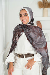 Lily Printed Cotton Scarf
